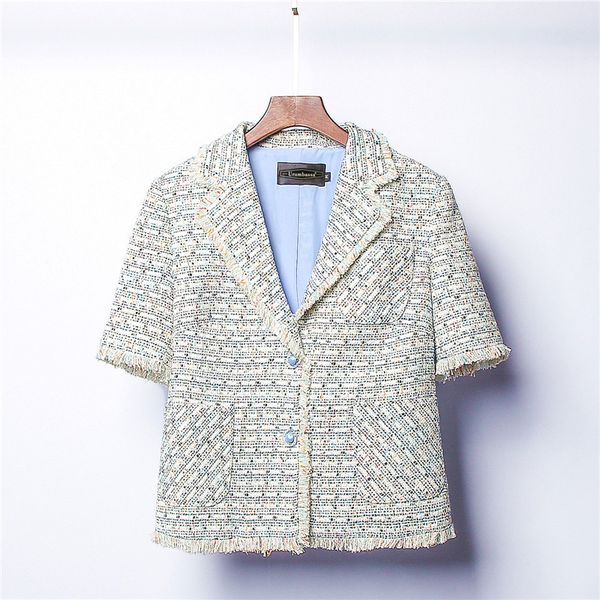skirts 2021 spring summer fashionable female short sleeves tweed jacket b925 jackets, Black
skirts 2021 spring summer fashionable female short sleeves tweed jacket b925 jackets, Black
