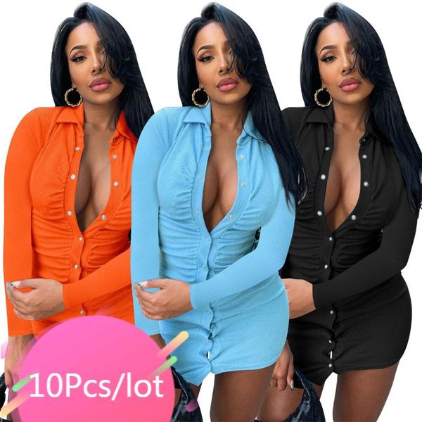 casual dresses bulk items wholesale lots 2021 fall clothes for women shirt dress solid color button up long sleeve mini y2k, Black;gray
casual dresses bulk items wholesale lots 2021 fall clothes for women shirt dress solid color button up long sleeve mini y2k, Black;gray