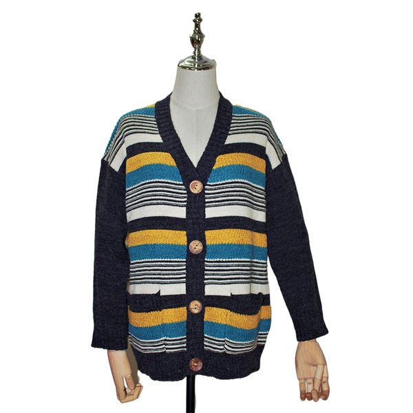 2021 winter cardigan black core artificial rabbit hair fashion ladies sweater stripe color wave trend go with pocket, White;black
2021 winter cardigan black core artificial rabbit hair fashion ladies sweater stripe color wave trend go with pocket, White;black