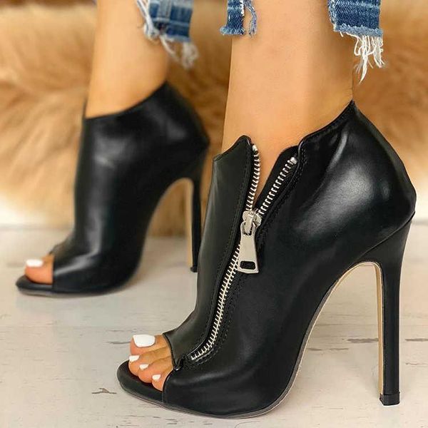 dress shoes woman sandals thin high heels zipper peep toe gladiator ladies footwear fashion solid color spring autumn casual female, Black
dress shoes woman sandals thin high heels zipper peep toe gladiator ladies footwear fashion solid color spring autumn casual female, Black