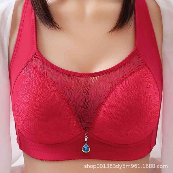 large chest shows small thin breathable anti light collection no steel ring gather women's bra straight, Red;black
large chest shows small thin breathable anti light collection no steel ring gather women's bra straight, Red;black