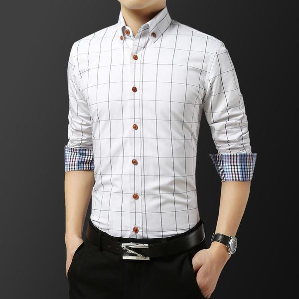 men's casual shirts 2021 men shirt blue color checkered korean long sleeve large size, White;black
men's casual shirts 2021 men shirt blue color checkered korean long sleeve large size, White;black