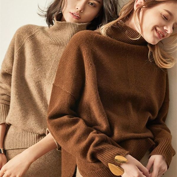 women's sweaters oshoplive autumn&winter 2021 wool sweater women pullover loose thickened short cashmere knitted bottomed, White;black
women's sweaters oshoplive autumn&winter 2021 wool sweater women pullover loose thickened short cashmere knitted bottomed, White;black