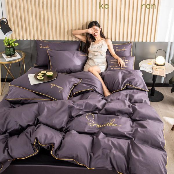 bed sheet set king size 40s egyptian cotton 4pcs/set bedspread on the 100% linen for home bedding sets
bed sheet set king size 40s egyptian cotton 4pcs/set bedspread on the 100% linen for home bedding sets