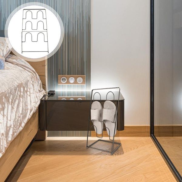 clothing & wardrobe storage 1pc simple style slippers shelf indoor holder multi-layer rack
clothing & wardrobe storage 1pc simple style slippers shelf indoor holder multi-layer rack