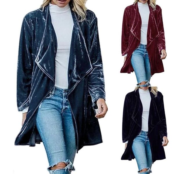 women's trench coats womens casual loose coat winter velvet lapel open front cardigan jacket, Tan;black
women's trench coats womens casual loose coat winter velvet lapel open front cardigan jacket, Tan;black