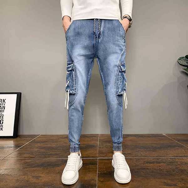 jeans mode 2021 korean skinny fit side big pockets denim male all game simple joggers blue pants 36-28 0bat
jeans mode 2021 korean skinny fit side big pockets denim male all game simple joggers blue pants 36-28 0bat