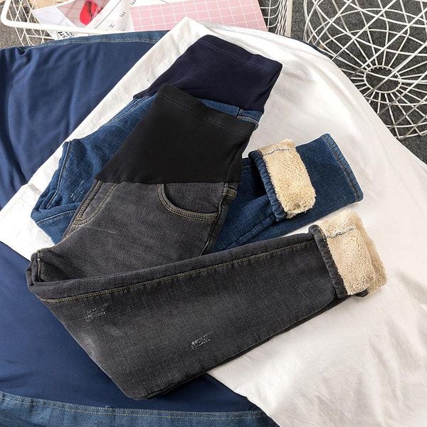 winter thick warm plus velvet denim maternity jeans adjustable belly pants clothes for pregnant women pregnancy trousers bottoms, White
winter thick warm plus velvet denim maternity jeans adjustable belly pants clothes for pregnant women pregnancy trousers bottoms, White
