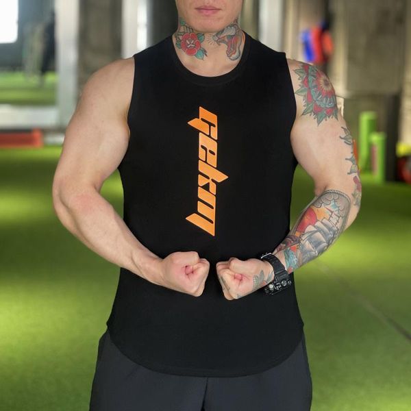 men' tank summer brand fitness men cotton o-neck jersey gyms clothing bodybuilding workout vest running, White;black
men' tank summer brand fitness men cotton o-neck jersey gyms clothing bodybuilding workout vest running, White;black