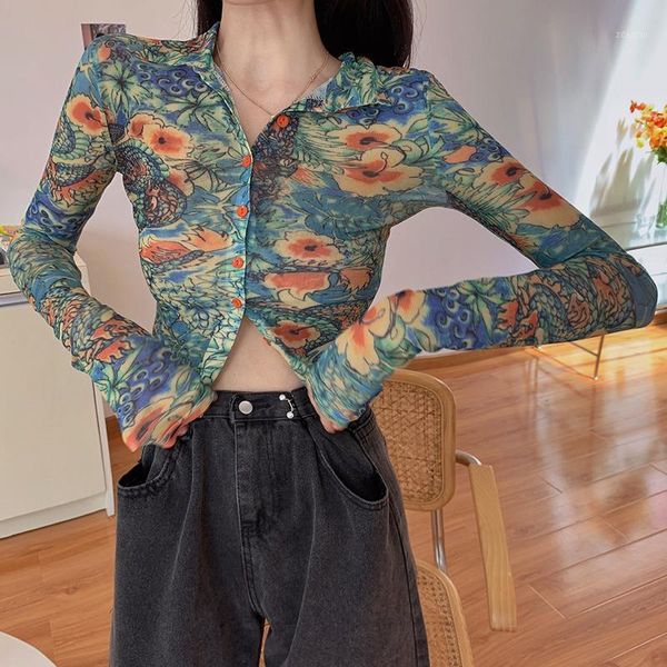 women slim short long sleeve dragon flower graffiti printed button blouse korean autumn crop bandage harajuku tee shirt women's blo, White
women slim short long sleeve dragon flower graffiti printed button blouse korean autumn crop bandage harajuku tee shirt women's blo, White