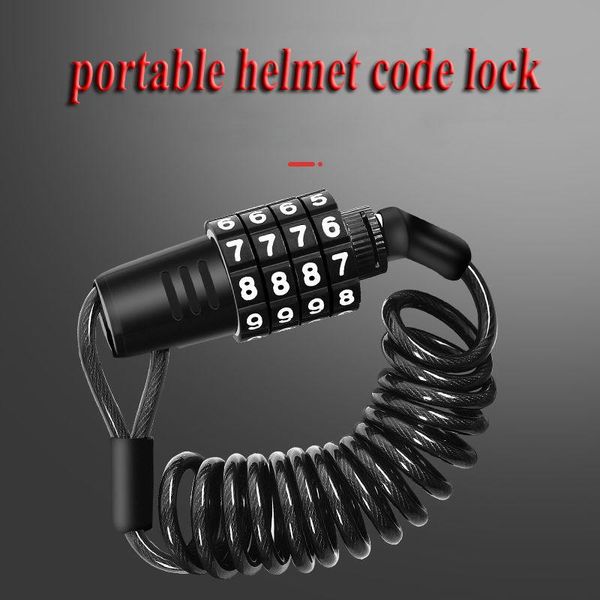bike locks portable bicycle anti-theft helmet password lock steel cable code chain backpack cycling accessories
bike locks portable bicycle anti-theft helmet password lock steel cable code chain backpack cycling accessories