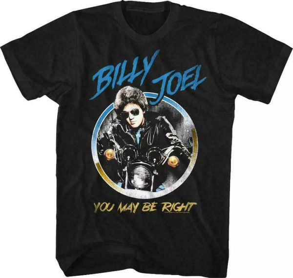 billy joel you may be right t shirt mens licensed rock n roll tee retro black, White;black
billy joel you may be right t shirt mens licensed rock n roll tee retro black, White;black