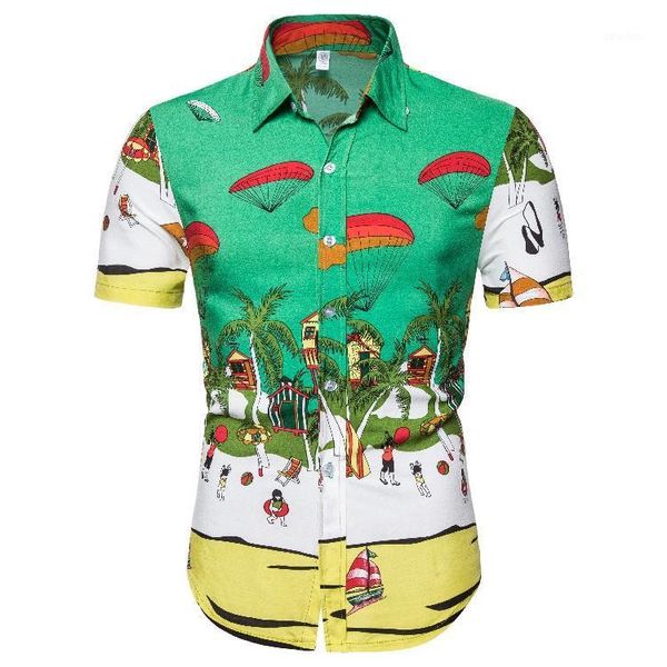 cotton shirts men casual hawaiian floral blouse man party short sleeve flower stage shirt male summer men's, White;black
cotton shirts men casual hawaiian floral blouse man party short sleeve flower stage shirt male summer men's, White;black