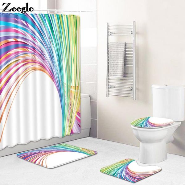 color stripe printing shower cartain and bathroom carpet rug fannel bath mat absorbent toilet non-slip foot for mats
color stripe printing shower cartain and bathroom carpet rug fannel bath mat absorbent toilet non-slip foot for mats