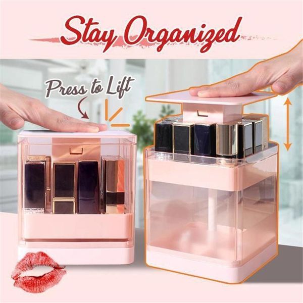 30@ press lift lipstick storage box brush bucket dressing table eyeliner foldable organizer divider boxes & bins
30@ press lift lipstick storage box brush bucket dressing table eyeliner foldable organizer divider boxes & bins