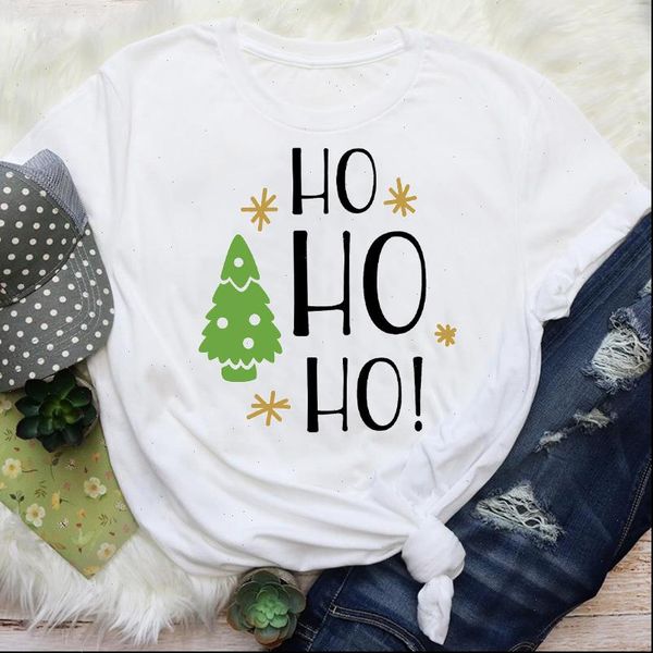 women printing tree snowflake year holiday merry christmas print lady female graphic tees clothes t shirt, White
women printing tree snowflake year holiday merry christmas print lady female graphic tees clothes t shirt, White