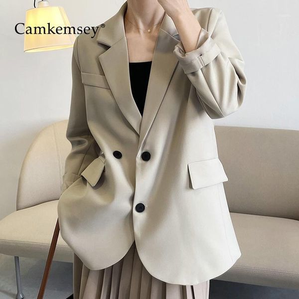 women's suits & blazers office ladies notched collar simple solid women blazer irregular double breasted autumn jackets tide back split, White;black
women's suits & blazers office ladies notched collar simple solid women blazer irregular double breasted autumn jackets tide back split, White;black