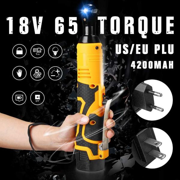 hand tools 18v 4200mah 3/8 "ratchet rechargeable power-cordless ratchet wrench li-ion electric torque 65 anti-slip grip with led
hand tools 18v 4200mah 3/8 "ratchet rechargeable power-cordless ratchet wrench li-ion electric torque 65 anti-slip grip with led