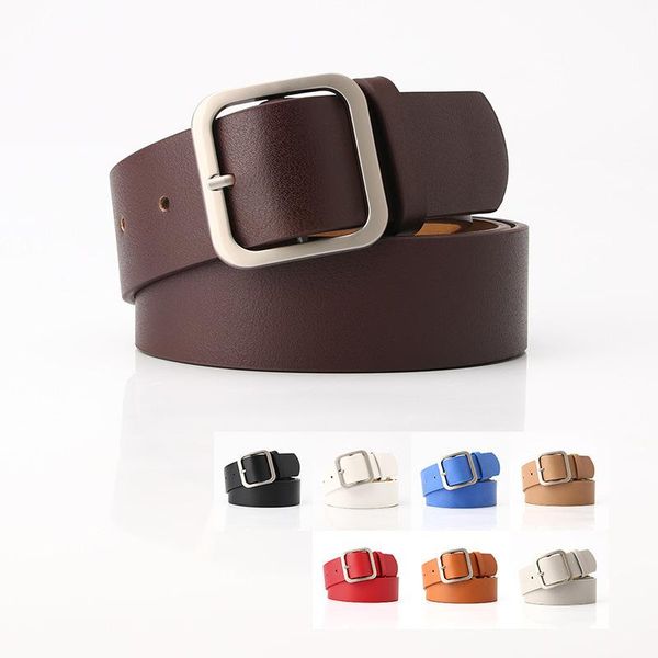 ladies belt, retro simple with square button head pu leather fashionable belt woman belts, Black;brown
ladies belt, retro simple with square button head pu leather fashionable belt woman belts, Black;brown