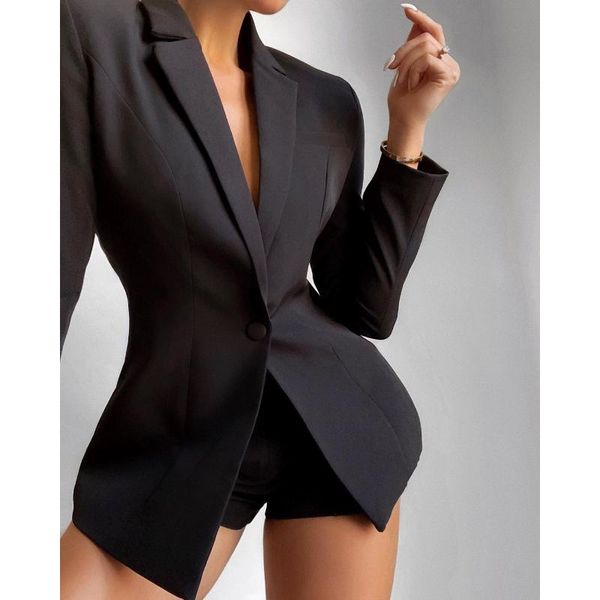 women's tracksuits 2021 autumn and winter commuter leisure suit loose button blazer shorts two-piece set, Gray
women's tracksuits 2021 autumn and winter commuter leisure suit loose button blazer shorts two-piece set, Gray