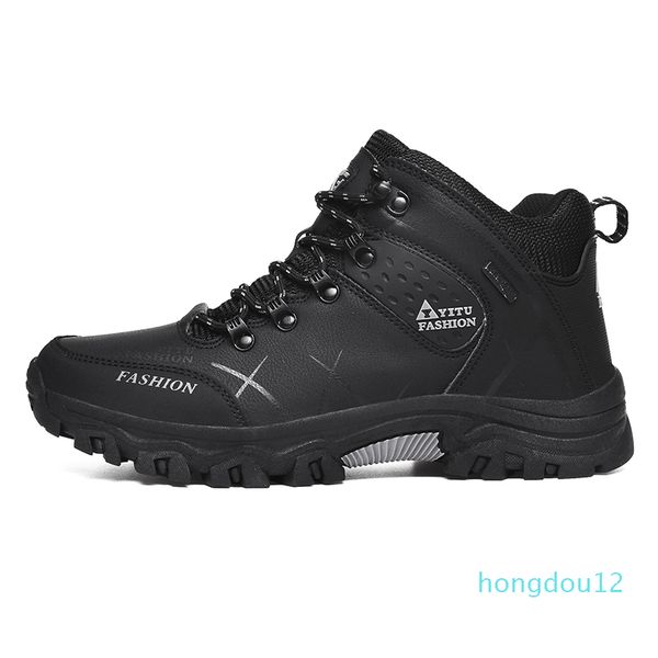 winter leather ankle boots men casual shoes outdoor waterproof work tooling mens hiking boots sneakers warm military snow boots lj200918, Black
winter leather ankle boots men casual shoes outdoor waterproof work tooling mens hiking boots sneakers warm military snow boots lj200918, Black