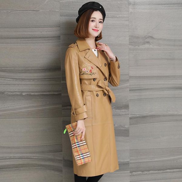women's leather & faux real genuine sheepskin jacket women clothes 2021 embroidery windbreaker hq29-dlf6902a yy2022, Black
women's leather & faux real genuine sheepskin jacket women clothes 2021 embroidery windbreaker hq29-dlf6902a yy2022, Black