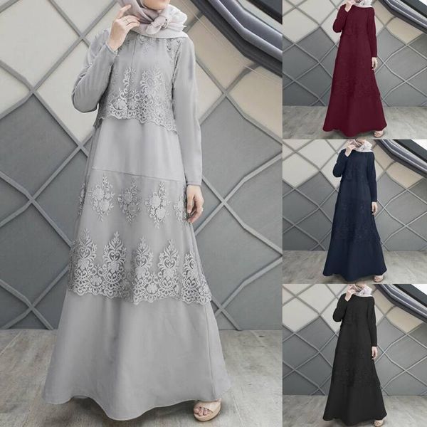 casual dresses women's muslim sundress fashion spring lace crochet maxi dress long sleeve vestidos female solid turkey robe, Black;gray
casual dresses women's muslim sundress fashion spring lace crochet maxi dress long sleeve vestidos female solid turkey robe, Black;gray