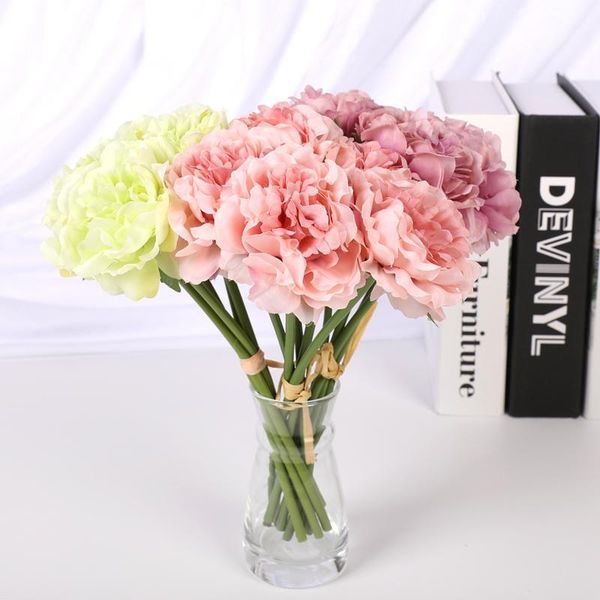 decorative flowers & wreaths artificial peony silk flower wedding bride bouquet for diy home living room vase decoration
decorative flowers & wreaths artificial peony silk flower wedding bride bouquet for diy home living room vase decoration