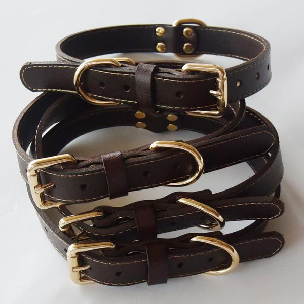 whosale 5 pcs pet dogs collar for medium and large dog genuine leather neck strap adjustable collars & leashes
whosale 5 pcs pet dogs collar for medium and large dog genuine leather neck strap adjustable collars & leashes