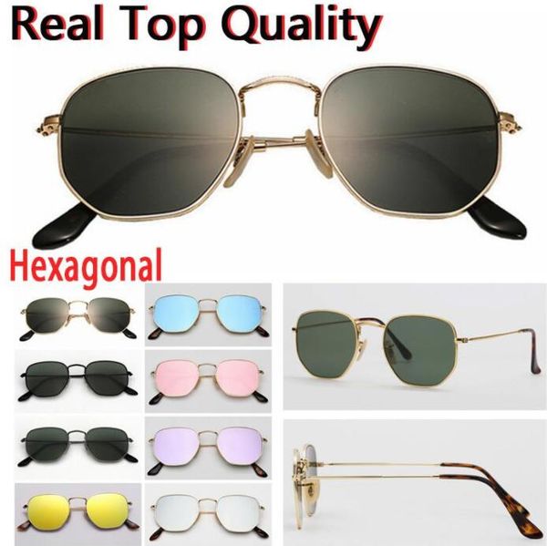 designer sunglasses hexagonal flat glass lenses men women male female sunglasses with brown or black leather case,all retailing accessories, White;black
designer sunglasses hexagonal flat glass lenses men women male female sunglasses with brown or black leather case,all retailing accessories, White;black
