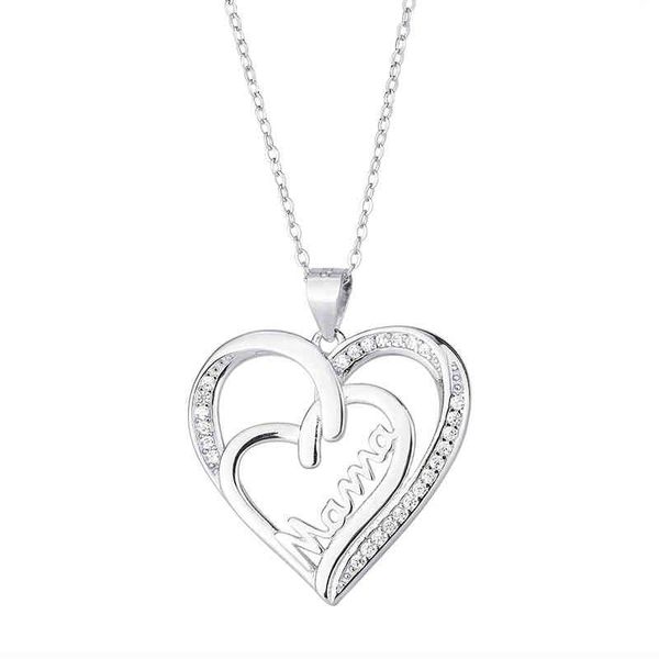 s925 silver zircon platinum double love mom necklace mother's day gift is a christmas valentine's necklace
s925 silver zircon platinum double love mom necklace mother's day gift is a christmas valentine's necklace