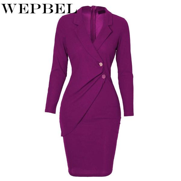 casual dresses wepbel autumn suit dress women bag hip slim professional elegant long-sleeved turn-down collar plus size, Black;gray
casual dresses wepbel autumn suit dress women bag hip slim professional elegant long-sleeved turn-down collar plus size, Black;gray