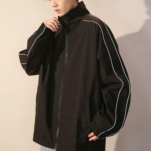 men's jackets sport jacket men autumn-winter hong-kong style all-match loose baseball uniform couple streetwear trend hip-hop lapel zip, Black;brown
men's jackets sport jacket men autumn-winter hong-kong style all-match loose baseball uniform couple streetwear trend hip-hop lapel zip, Black;brown