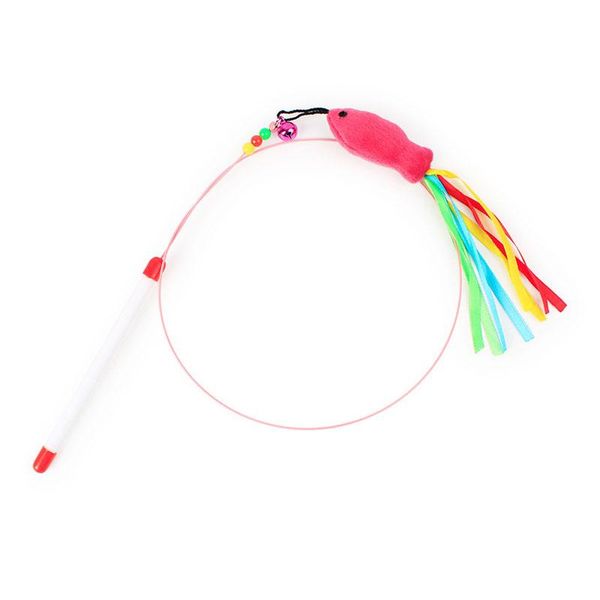 cat toys teaser toy pet with bell steel wire natural feather plush plastic for cats wand stick
cat toys teaser toy pet with bell steel wire natural feather plush plastic for cats wand stick