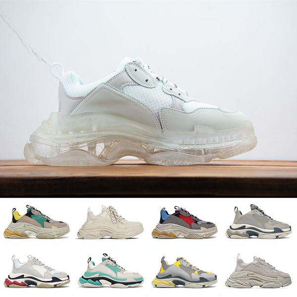 2021 fashion triple s white men women running shoes clear sole neon green red grey yellow pink outdoor sport casual classic walking jogging, White;red 
2021 fashion triple s white men women running shoes clear sole neon green red grey yellow pink outdoor sport casual classic walking jogging, White;red