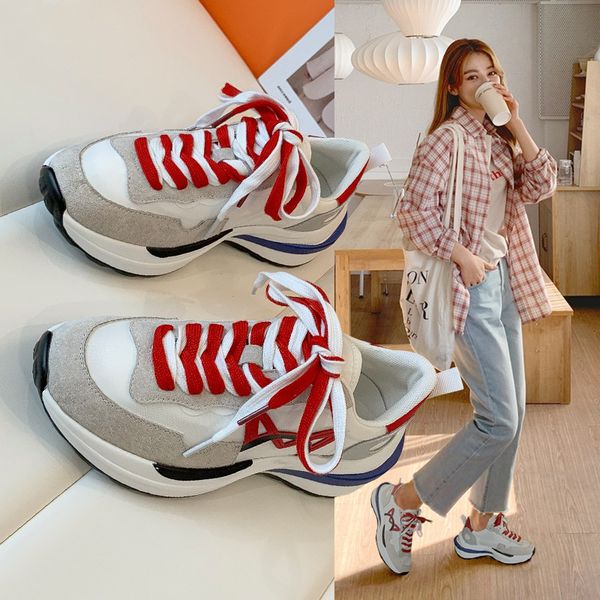 daddy shoes female 2021 autumn new thick bottom casual sneakers korean color matching student running
daddy shoes female 2021 autumn new thick bottom casual sneakers korean color matching student running