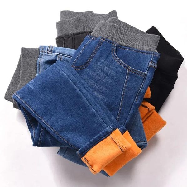 women's jeans 2021 winter warm velvet women plus size stretchy slim high waist pants female fashion skinny pencil denim trousers, Blue
women's jeans 2021 winter warm velvet women plus size stretchy slim high waist pants female fashion skinny pencil denim trousers, Blue