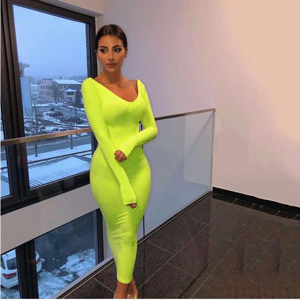 women autumn knitted bodycon maxi dress casual slash neck long sleeve elegant winter slim fashion dresses thin, Black;gray
women autumn knitted bodycon maxi dress casual slash neck long sleeve elegant winter slim fashion dresses thin, Black;gray