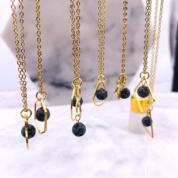pendant necklaces eternal drop hexagon square round star love heart triangle circle unwaxed lava essential oil diffuser necklace stainless c, Silver
pendant necklaces eternal drop hexagon square round star love heart triangle circle unwaxed lava essential oil diffuser necklace stainless c, Silver