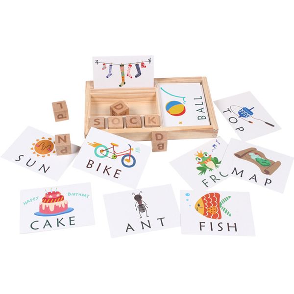fashion children wooden spell word game puzzle cognitive cards alphabet english wood early education toys dropshipping#38
fashion children wooden spell word game puzzle cognitive cards alphabet english wood early education toys dropshipping#38