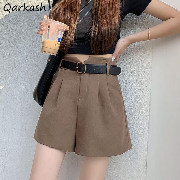 women's shorts women wide leg solid office lady loose bf elegant feminino college 2021 high waist all-match summer stylish, White;black
women's shorts women wide leg solid office lady loose bf elegant feminino college 2021 high waist all-match summer stylish, White;black