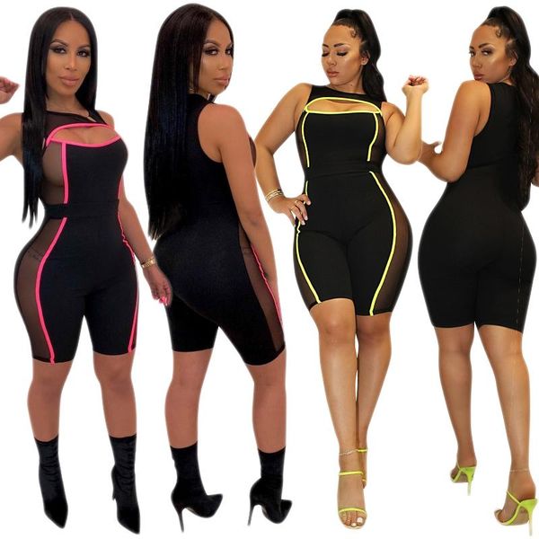 cross-border specialized supply source 2021 european and american fashion mesh stitching slim couplet pants women's jumpsuits & rompers, Black;white
cross-border specialized supply source 2021 european and american fashion mesh stitching slim couplet pants women's jumpsuits & rompers, Black;white