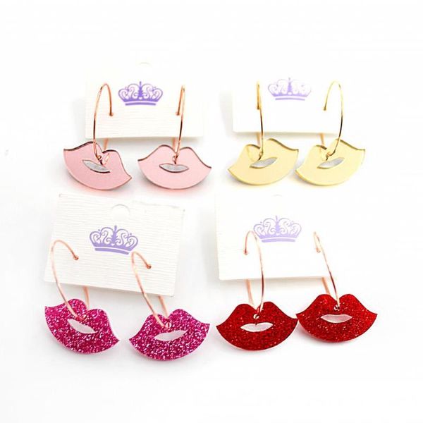 cool lovely mirror surface colorful lips acrylic earrings for women girls fashion mini month shape shiny unique dangle & chandelier, Silver
cool lovely mirror surface colorful lips acrylic earrings for women girls fashion mini month shape shiny unique dangle & chandelier, Silver
