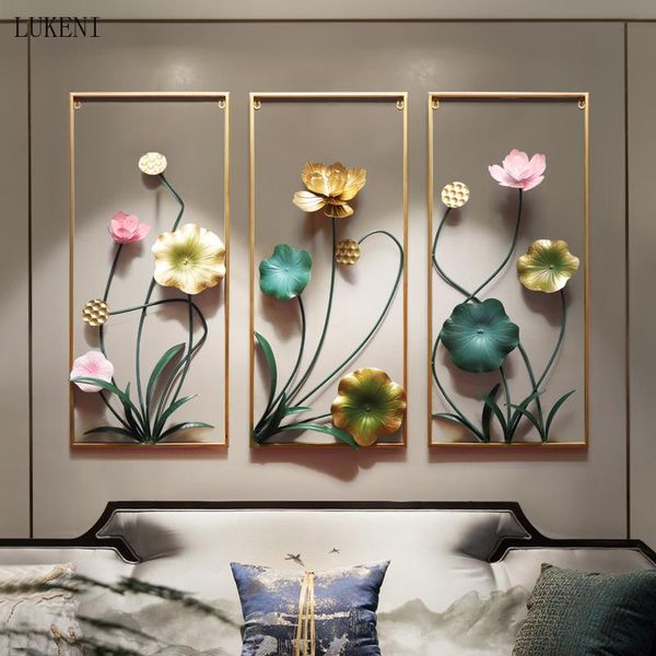 chinese luxury wrought iron 3d lotus flower wall mural pendant livingroom hanging decor restaurant sticker decorative objects & figurines
chinese luxury wrought iron 3d lotus flower wall mural pendant livingroom hanging decor restaurant sticker decorative objects & figurines