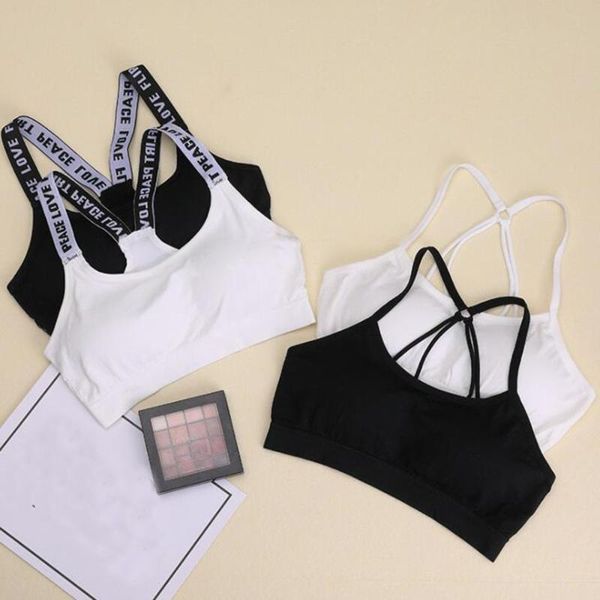 gym clothing seamless women sports bra fashion push up running yoga fitness back wrap underwear female girl, White;black
gym clothing seamless women sports bra fashion push up running yoga fitness back wrap underwear female girl, White;black