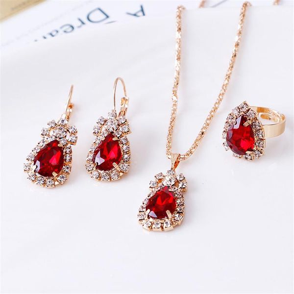 earrings & necklace water drop pendants white gold color women high fashion crystal jewelry, Silver
earrings & necklace water drop pendants white gold color women high fashion crystal jewelry, Silver