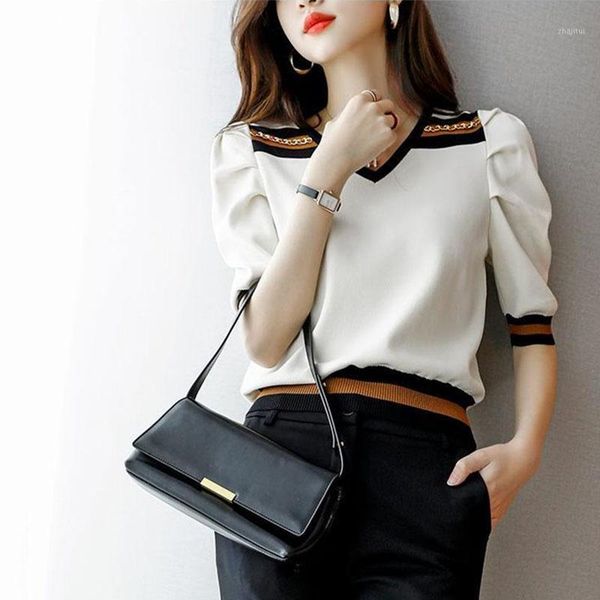 women's sweaters short sleeve knitted women shirt v-neck summer pull jumers female cool white pullovers ladies, White;black
women's sweaters short sleeve knitted women shirt v-neck summer pull jumers female cool white pullovers ladies, White;black