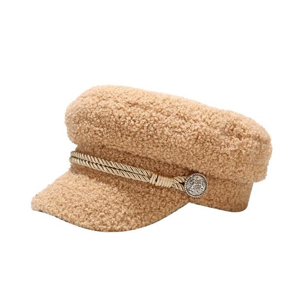 beanies lamb wool navy hat women's autumn and winter hats thick warm flat caps tide octagonal
beanies lamb wool navy hat women's autumn and winter hats thick warm flat caps tide octagonal