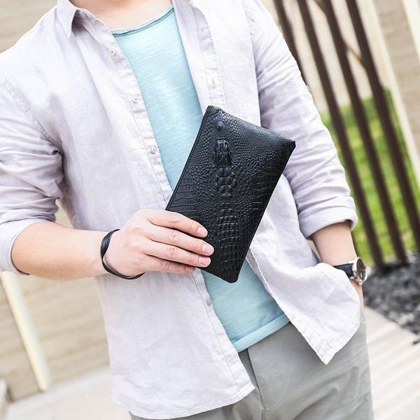 wallets fashion men's wallet crocodile leather zipper long design multi-card mobile phone bag card men, Red;black
wallets fashion men's wallet crocodile leather zipper long design multi-card mobile phone bag card men, Red;black