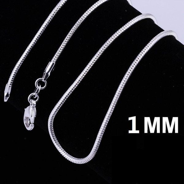 chains 925 sterling silver 16/18/20/22/24/26/28/30 inch 1mm snake chain necklace for men women trendy fine jewelry
chains 925 sterling silver 16/18/20/22/24/26/28/30 inch 1mm snake chain necklace for men women trendy fine jewelry